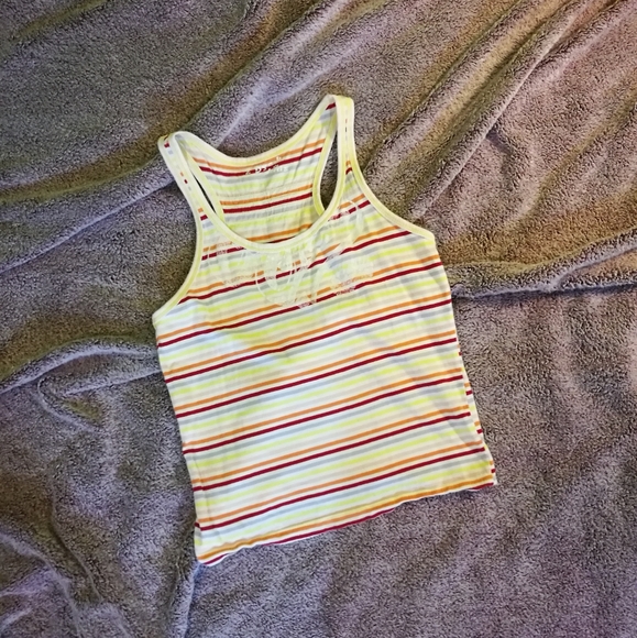 FREE Girls M Striped Tank Top - Picture 1 of 4